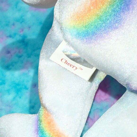 2000 Ty Beanie Baby “Cheery” Bear Rainbow Sun Plush With Tag P55 - Picture 6 of 7